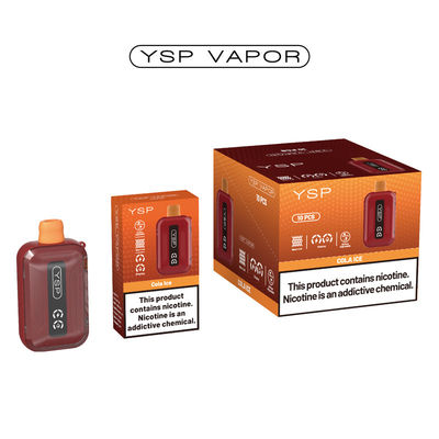 500mAh 15ml 10000 Puff Vape Type C Recharging Vape Box With Screen