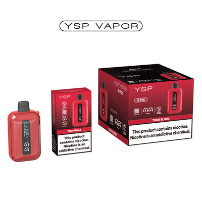 500mAh 15ml 10000 Puff Vape Type C Recharging Vape Box With Screen