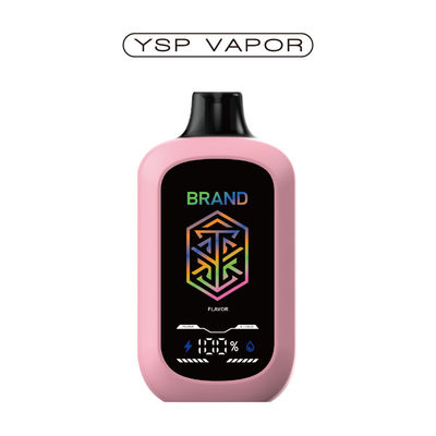 5% Nicotine 15000+ Puffs AIO Device 15ml Big screen Adjustable Airflow E Vaporizer Customized 10+flavours
