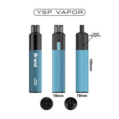 500mAh Battery Refillable Vape Pod Type C Charging 2ml Refillable Vape Pen