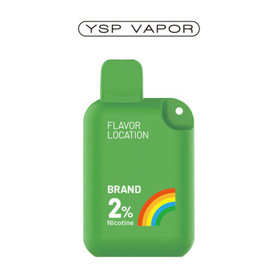 800 Puffs Flavored Vaporizer Pen 3ml Refillable Vape Pod Kit