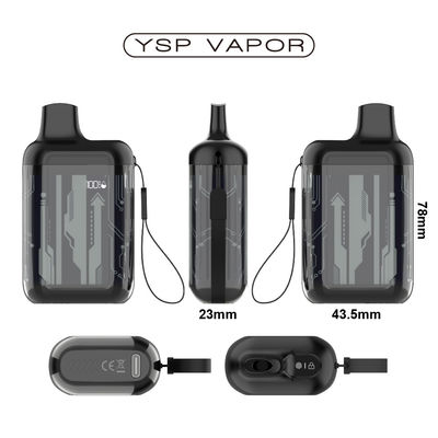 15000 Puffs AIO Device Vape Touch Child Lock E Vaporizer Pen