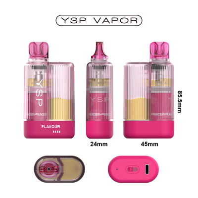 Crystal Bar 30K Puffs – Mesh Coil Disposable Vape, 650mAh Long-Lasting,Visible E-juice ,With child lock & Adjustable airflow