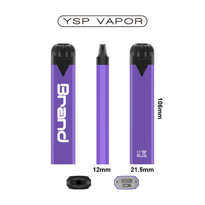 600puffs TPD Vape Compliant Device Disposable Pod Device Airflow Adjustable