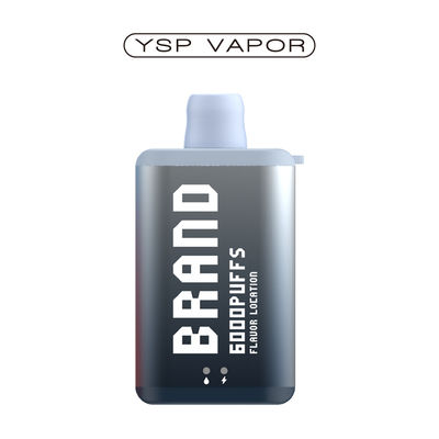 10ml 6000 Puff Vape E Cigarette Rechargeable Disposable Vape Box