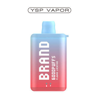 10ml 6000 Puff Vape E Cigarette Rechargeable Disposable Vape Box