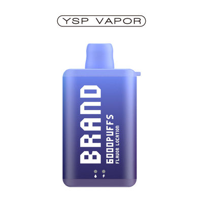 10ml 6000 Puff Vape E Cigarette Rechargeable Disposable Vape Box