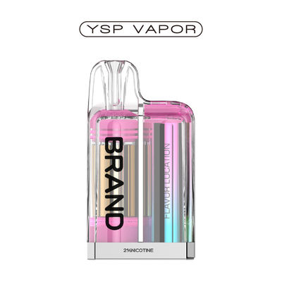 TPD compliant Disposable Pod Prefilled Mesh Coil Child Lock 2ml liquid crystal design