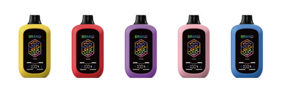 15mL/15K Puffs Rechargeable Disposable Vape Ultra-Long Lasting -  LED Screen & Flavor Customization & Adjustable Airflow