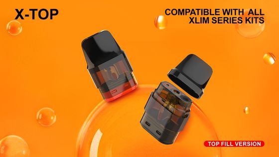 2ml Compatible Cartridge TPD Compliant  Refillable Empty  PCTG Cartridge Open System 0.6/0.8 ohm mesh V.S OXVA