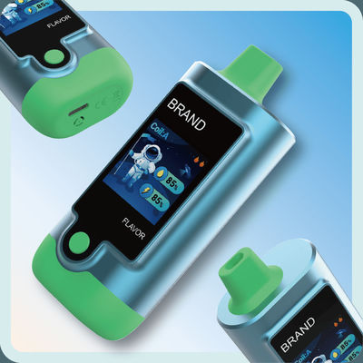 Experience the Best of Vaping with 20000-40000 Puffs Disposable Vape featuring Dual Mesh Coils and 1.44 quot TFT Display