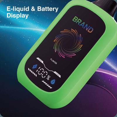 15mL/15K Puffs Rechargeable Disposable Vape Ultra-Long Lasting -  LED Screen & Flavor Customization & Adjustable Airflow