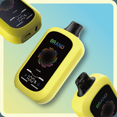 5% Nicotine 15000+ Puffs AIO Device 15ml Big screen Adjustable Airflow E Vaporizer Customized 10+flavours
